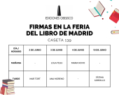 FIRMAS DE OBELISCO EN LA FERIA DEL LIBRO DE MADRID